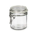 Jar Transparent Metal Glass Silicone 250 ml 11,5 x 10 x 8,5 cm (6 Units)