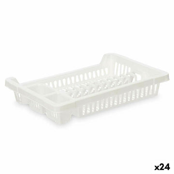 Égouttoir pour Évier Blanc Plastique 42,5 x 7 x 29,5 cm (24 Unités)