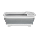 Faltbare Abtropfvorrichtung für die Küche Weiß Grau Polypropylen TPR 37,9 x 29,3 x 12 cm (6 Stück)