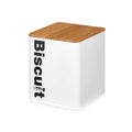 Biscuit and cake box White Metal 13,7 x 16,5 x 14 cm (6 Units)