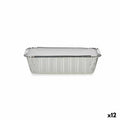 Set of Food Trays Kinvara 16153 Disposable With lid 12 Units