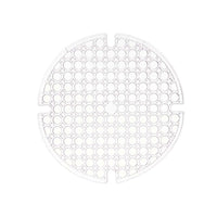 Tapis Antidérapant Transparent Plastique 29 x 0,1 x 29 cm Évier (12 Unités)