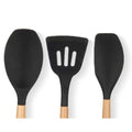 Kitchen Utensils Set Wood Silicone (6 Units)