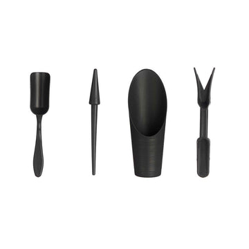 Set d'outils Jardin Anthracite polypropylène 24 Unités