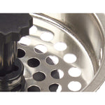 Sink Filter Ø 8,5 cm Black Silver Stainless steel (24 Units)