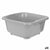 Bassine Gris Plastique 11 L (12 Unités)