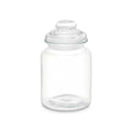 Bocal Transparent verre 900 ml (12 Unités) Avec couvercle