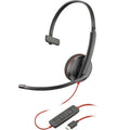 Headphones with Microphone Poly 8X214A6 Black