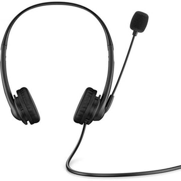 Slušalke z mikrofonom HP Wired Črna