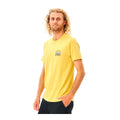 Men’s Short Sleeve T-Shirt Rip Curl Yellow Men