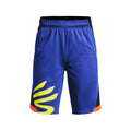 Sportshorts für Kinder Under Armour Curry Splash Basketball Blau