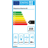 Hotte standard Mepamsa MAXIMA 60V2 60 cm Acier