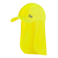 Cap with neck protector Buff Pack Cap Bimini Yellow fluoride