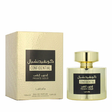 Parfum Unisexe Lattafa EDP Confidential Private Gold 100 ml
