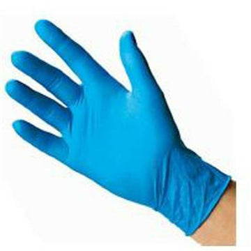 Rokavice za enkratno uporabo Modra XS 100 kosov Nitril