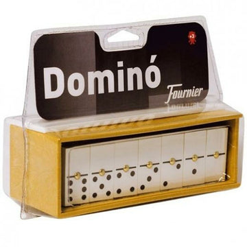 Domino Fournier Braun Elfenbein (12 Stück)