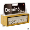 Domino Fournier Braun Elfenbein (12 Stück)