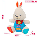 Soft toy with sounds Winfun Rabbit 17 x 17,5 x 10 cm (6 Units)