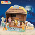 Christmas nativity set Woomax 15 Pieces 24,5 x 20,5 x 24,5 cm (6 Units)