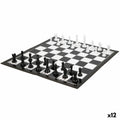Plošča za Šah in Damo Colorbaby Plastika (12 kosov)