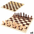 Plošča za Šah in Damo Colorbaby Les Kovina (6 kosov)