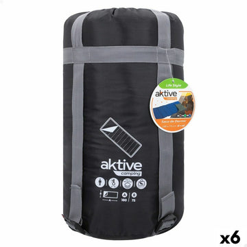 Sleeping Bag Aktive Polyester 170T 180 x 1,5 x 75 cm 6 Units