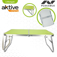 Table Piable Aktive Pistache 60 x 25 x 40 cm (4 Unités)
