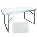Folding Table Aktive White 60 x 40 x 40 cm (4 Units)