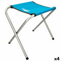 Zložljivi stol Aktive Modra Kampiranje 30 x 37 x 40 cm (4 kosov)