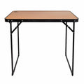 Table Piable Aktive De Camping Bambou 80 x 67 x 60 cm