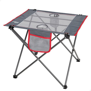 Folding Table Aktive Camping Grey 62 x 50 x 50 cm (2 Units)