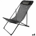 Reclining lounder Aktive Black 53 x 87 x 78 cm (4 Units)