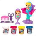 Modelling Clay Game Cra-Z-Art Softee Dough Hair sirenas (4 Units)