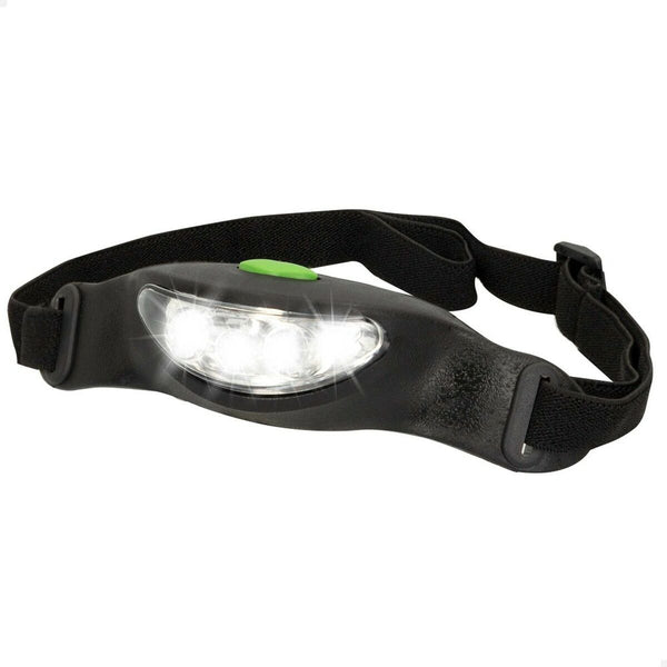 LED-Kopf-Taschenlampe Aktive Schwarz (24 Stück)