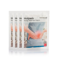 Selbsthaftende Wärme-Pflaster Hotpads InnovaGoods (4Er pack)