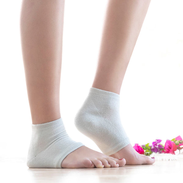 Chaussettes Hydratantes avec des Coussinets en Gel et des Huiles Naturelles Relocks InnovaGoods