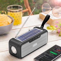 Wireless Speaker with Solar Charging and LED Torch Sunker InnovaGoods