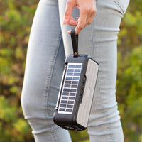 Kabelloser Lautsprecher mit Solarzellen und LED-Taschenlampe Sunker InnovaGoods