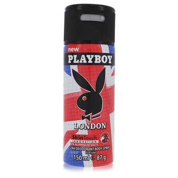Playboy London Deodorant Spray 5 Oz For Men