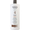 Nioxin By Nioxin System 4 Cleanser For Fine Chemically Enhanced Noticeably Thinning Hair Color Safe 33.8 Oz (packaging May Vary) For Anyone