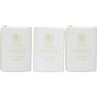 Yardley By Yardley Lily Of The Valley Luxury Soaps 3 X 3.5 Oz Each (new Packaging) For Women