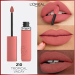 Rouge à lèvres liquide L'Oreal Make Up Infaillible Matte Resistance Tropical Vacay Nº 210 (1 Unités)