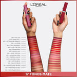 Rouge à lèvres liquide L'Oreal Make Up Infaillible Matte Resistance Tropical Vacay Nº 210 (1 Unités)