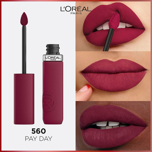 Liquid lipstick L'Oreal Make Up Infaillible Matte Resistance Pay Day Nº 560 (1 Unit)