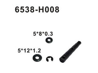 6538-H008 Welle Differential hinten