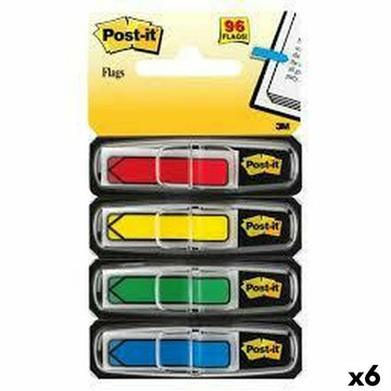 Set di Post-it Adesivi Post-it Index Multicolore 12 x 43,1 mm (6 Unità)