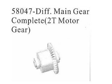 58047 Differential komplett