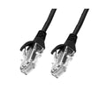 Cat 6 Ultra Thin Lszh Ethernet Network Cables Black Color