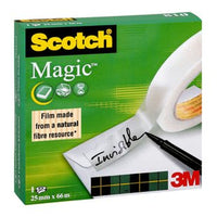 Nastro Adesivo Scotch Magic 810 Trasparente 25 mm x 66 m (9 Unità)