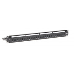 Cat 6 24 Port Patch Panel - Universal Termination (110/Katt)